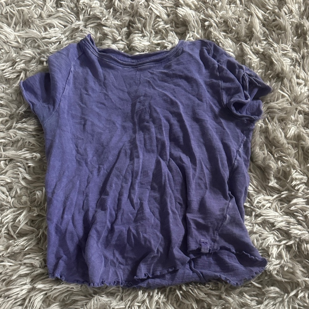 We The Free Lavender Short Sleeve Tee